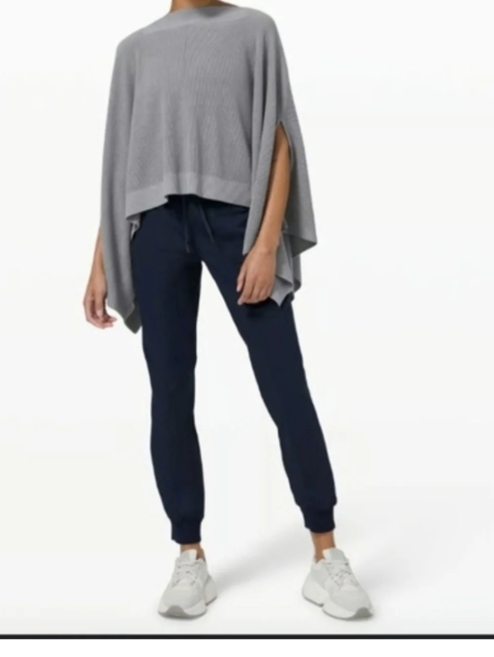 Lululemon Athletica Gray Poncho Sweater-Oversized....Size:OS
